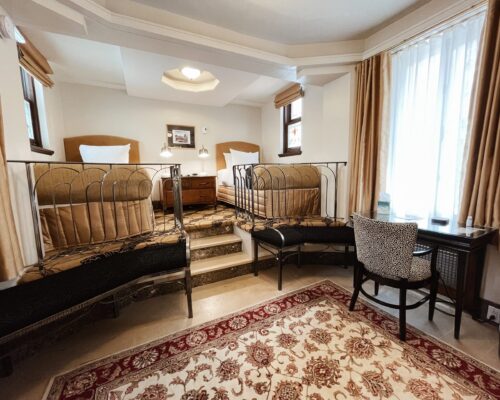Chapel room with twin beds