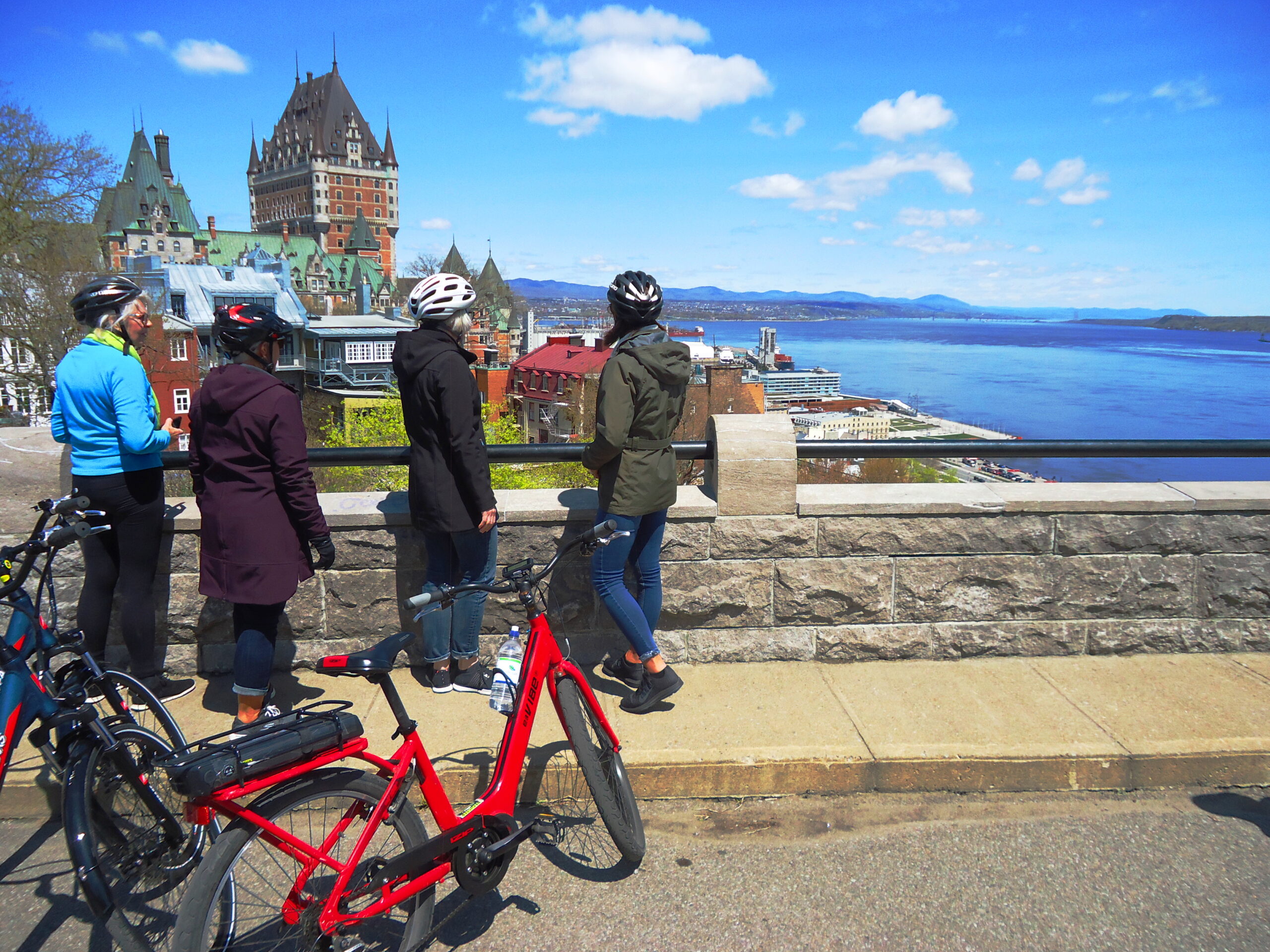 Visite de la ville de Québec à vélo