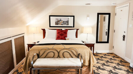 European-standard-room-top-floor. Elegance and history at Manoir d’Auteuil, in the heart of Old Quebec