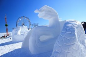 Concours international de sculpture sur neige